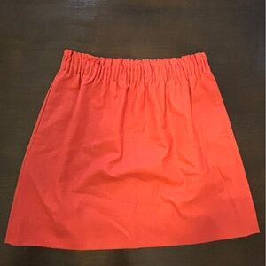 JCrew skirt size 8 orange/red color